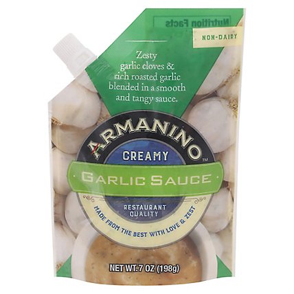 Creamy Garlic Sauce In Spouted Pouch 7 Oz - 7 OZ - Image 3