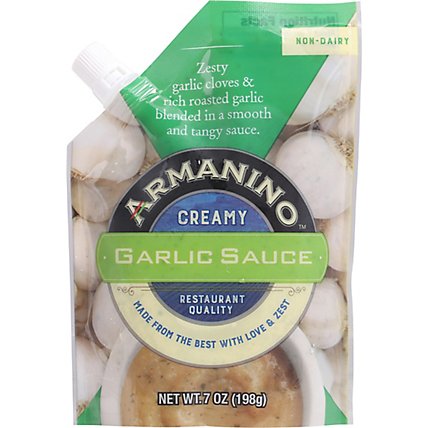 Creamy Garlic Sauce In Spouted Pouch 7 Oz - 7 OZ - Image 2