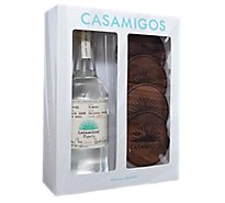 Casamigos Tequila Blanco With Coasters Package - 750 ML