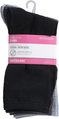 Fr Wmn Crew Sock Multi - 3 CT - Image 2
