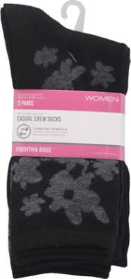 Fr Wmn Crew Casual Pnk/blk - 3 CT - Image 2