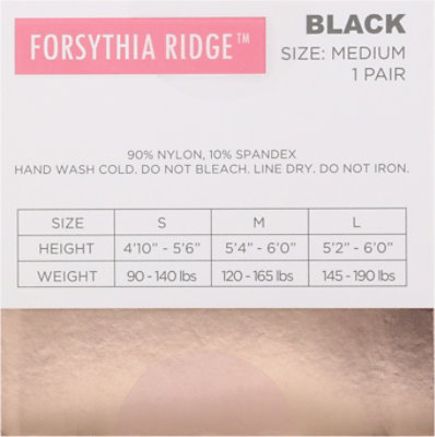 Fr Sheer Tights Blk Med - EA - Image 4