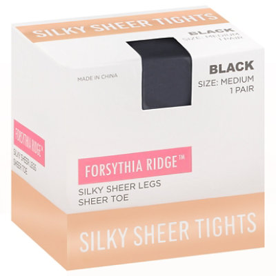 Fr Sheer Tights Blk Med - EA
