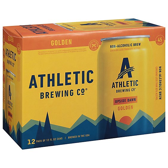 Athletic Non-Alcohol Upside Dawn In Cans - 12-12 Fl. Oz.
