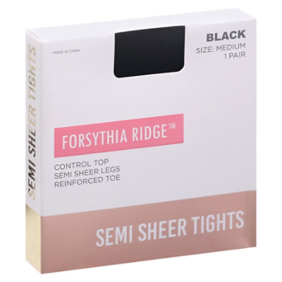 Fr Semi Shr Tights Blk Med - EA