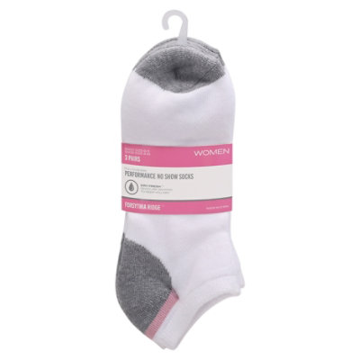 Fr Wmn No Show Ath Cush Wh - 2 CT