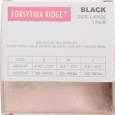 Fr Sheer Tights Ct Blk Lrg - EA - Image 4