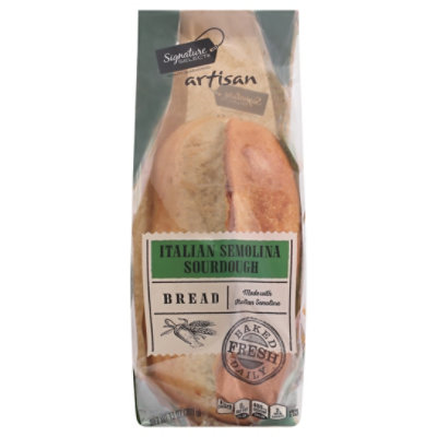 Signature SELECT Artisan Italian Semolina Sourdough Bread - Each 16 OZ - Image 4