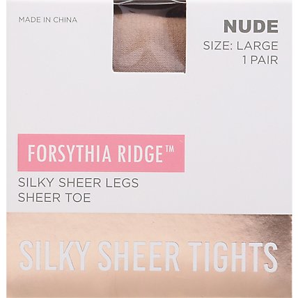 Fr Sheer Tights Nude Lrg - EA - Image 2