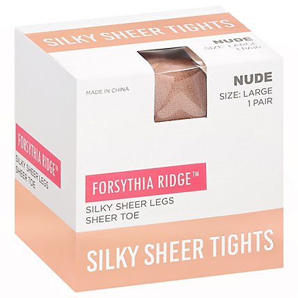 Fr Sheer Tights Nude Lrg - EA - Image 1