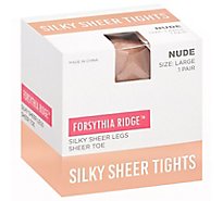 Fr Sheer Tights Nude Lrg - EA