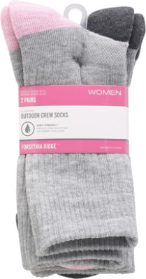 Fr Wmn Hiking Sock Grey - 2 CT - Image 2