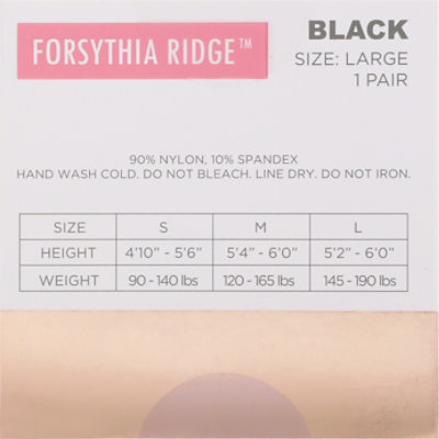 Fr Wmn Shr Tights Blk Lrg - EA - Image 4