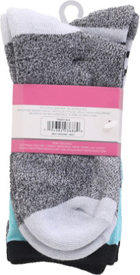 Fr Wmn Crew Ath Cush Blk - 2 CT - Image 4