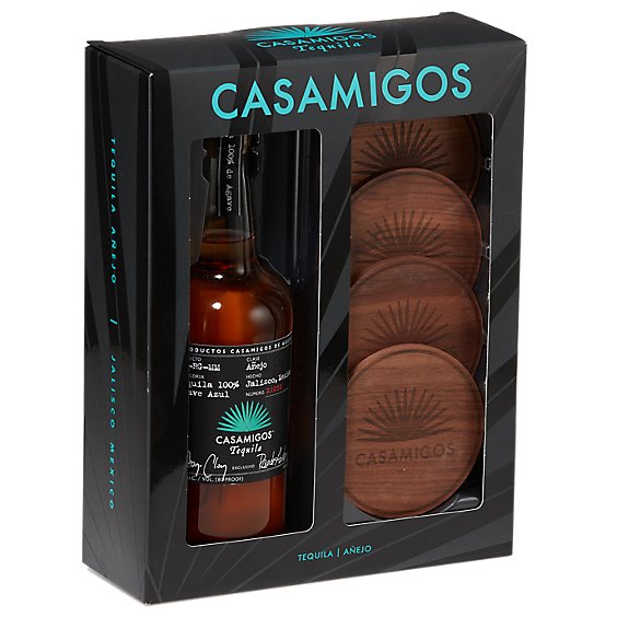 Casamigos Tequila Anejo With Coasters Pa - 750 ML