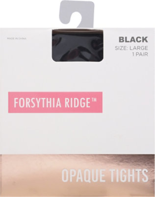 Fr Opaque Tights Blk Lrg - EA - Image 2