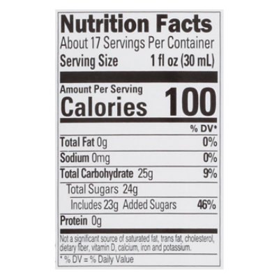 Real Peach Puree Infused Syrup - 16.9 OZ - Image 3