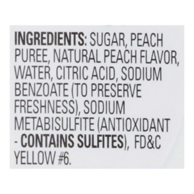 Real Peach Puree Infused Syrup - 16.9 OZ - Image 4