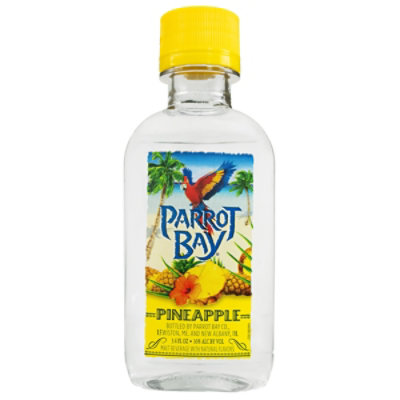 Parrot Bay Pineapple Malt Beverage 32 Proof Plastic Bottle - 100 Ml - Image 2