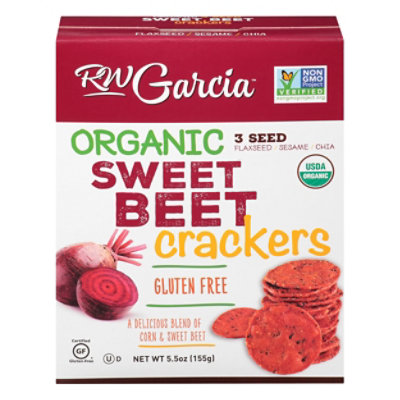 R. W. Garcia Organic Sweet Beet Cracker - 5.5 Oz - Image 3