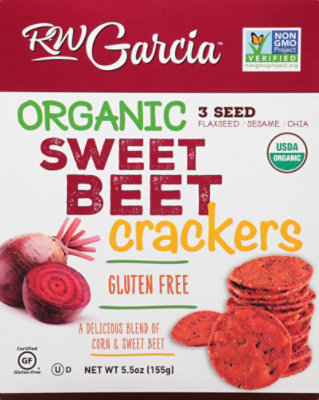 R. W. Garcia Organic Sweet Beet Cracker - 5.5 Oz - Image 2