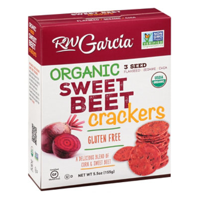 R. W. Garcia Organic Sweet Beet Cracker - 5.5 Oz - Image 1