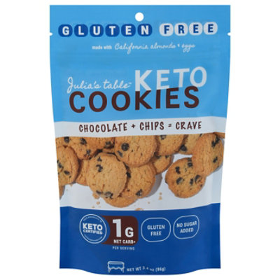 Julias Table Chocolate Chip Cookie Keto - 3.4 OZ
