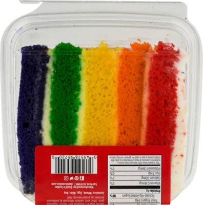 Rainbow Cake Slice - 7 OZ - Image 5