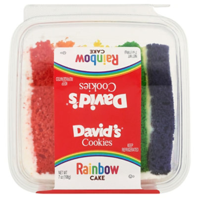 Rainbow Cake Slice - 7 OZ - Image 1