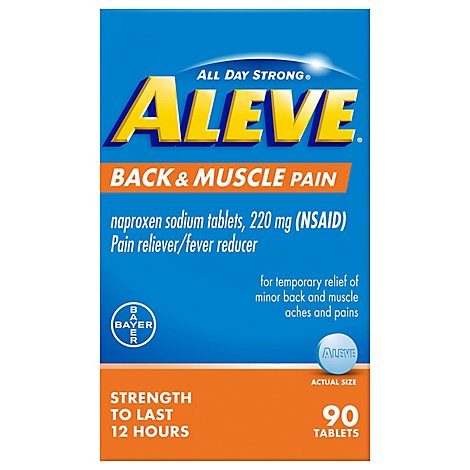 Aleve Back And Muscle Pain Tab - 90 CT