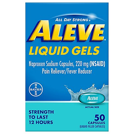 Aleve Liquid Gels 2dz - 50 CT - Image 1