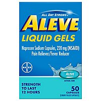 Aleve Liquid Gels 2dz - 50 CT - Image 1