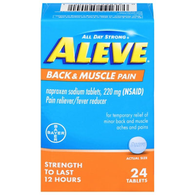 Aleve Back And Muscle Pain Tabs 3dz - 24 CT - Image 3