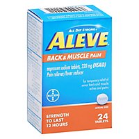 Aleve Back And Muscle Pain Tabs 3dz - 24 CT - Image 1