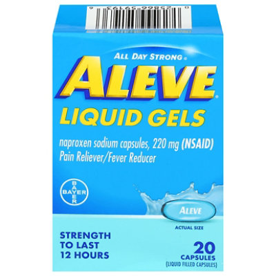 Aleve Liquid Gels 20ct 3dz - 20 CT - Image 3