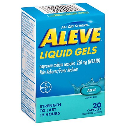 Aleve Liquid Gels 20ct 3dz - 20 CT - Image 1