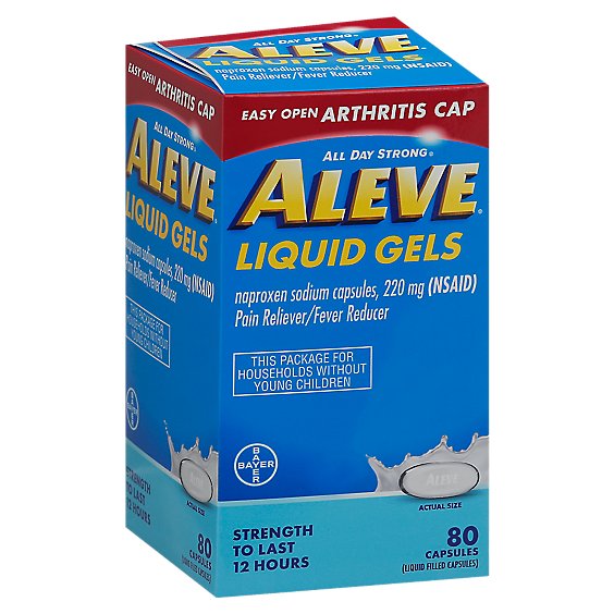 Aleve Liquid Gels Arthritis 80s 2dz - 80 CT