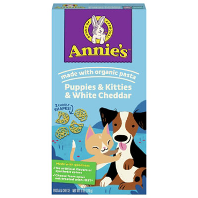 Annie's Puppies & Kitties & White Cheddar Pasta & Cheese - 6 OZ - Image 3