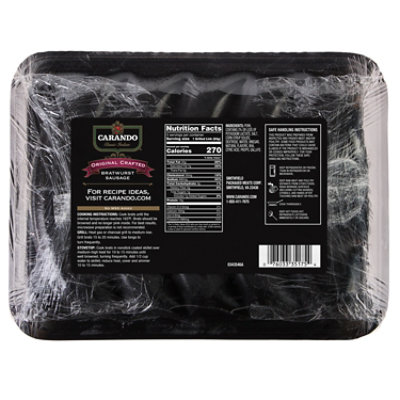 Carando Sausage Bratwurst Original - 19 OZ - Image 5