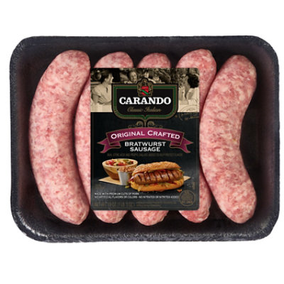 Carando Sausage Bratwurst Original - 19 OZ - Image 1