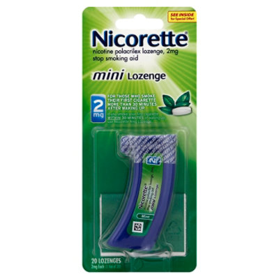 Nicorette Mini Loz 2mg - 20 CT