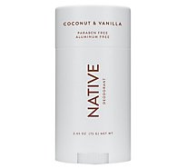 Native Coconut & Vanilla Deodorant - 2.65 Oz