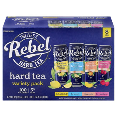 Rebel Hard Tea Variety Pack Can - 8-11 Fl. Oz. - Image 3
