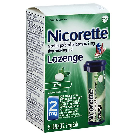 Nicorette Loz Mnt 2mg - 24 CT