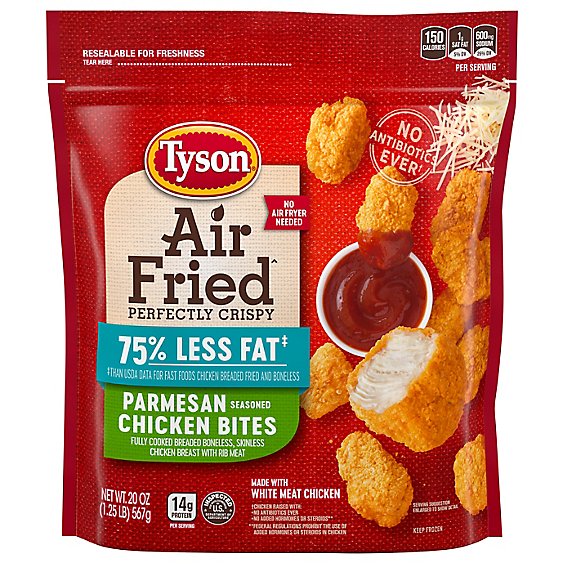 Tyson Air Fried Parmesan Seasoned Chicken Bites - 20 OZ