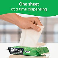 Cottonelle GentlePlus Flushable Wet Wipes with Aloe & Vitamin E Flip-Top Packs - 8-42 CT - Image 7