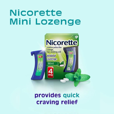 Nicorette 4mg Lozen Mini Mnt - 81 CT - Image 2