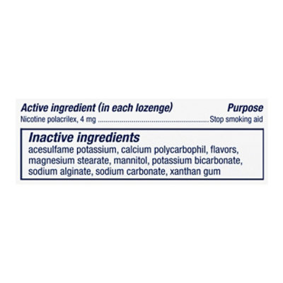 Nicorette 4mg Lozen Mini Mnt - 81 CT - Image 7