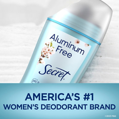 Secret Aluminum Free Apdo Sticks Deodorants Stick Cherry Blossom - 2.4 OZ - Image 8