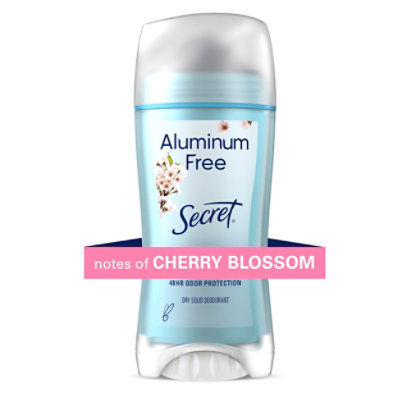 Secret Aluminum Free Apdo Sticks Deodorants Stick Cherry Blossom - 2.4 OZ - Image 2